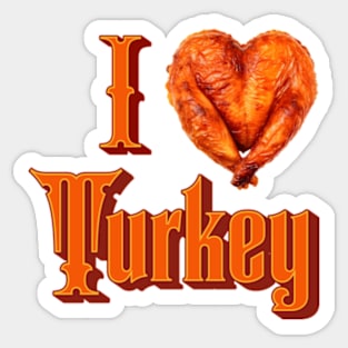 I Love Turkey Sticker